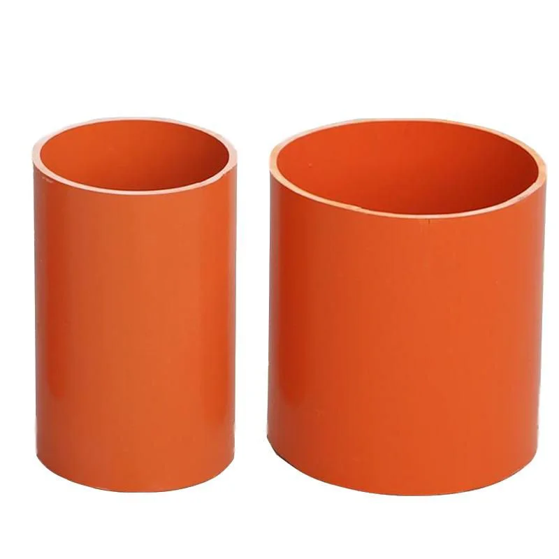 Flame-retardant CPVC cable protection tube, underground high-voltage power wiring tube, heat-resistant and corrosion-resistant insulating tube – view 1