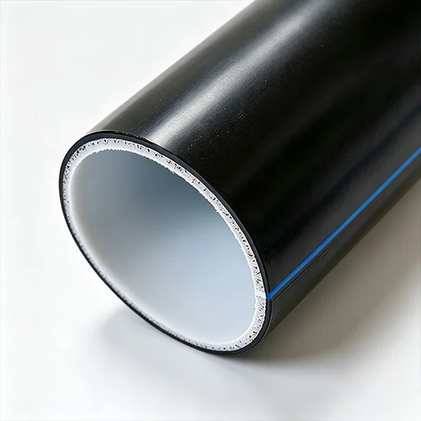HDPE steel wire mesh reinforced PE composite pipe for oil field power plant Chemical and petrochemical PE composite pipe Pressure-resistant and anti-corrosion pipe – view 1