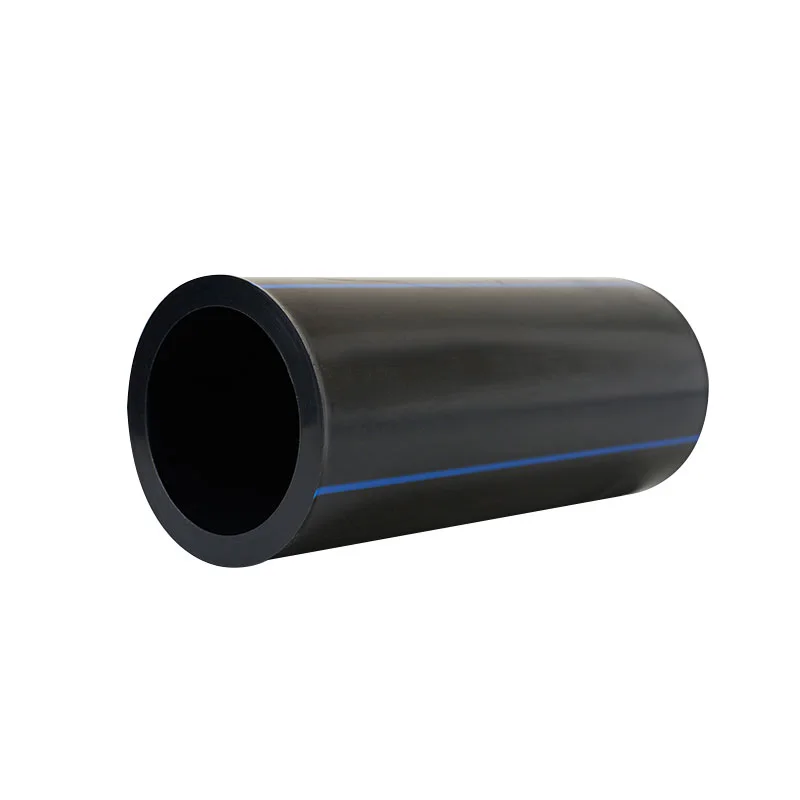 PE black plastic pipe manufacturer tap water supply pipe new raw material special PE irrigation pipe – view 1