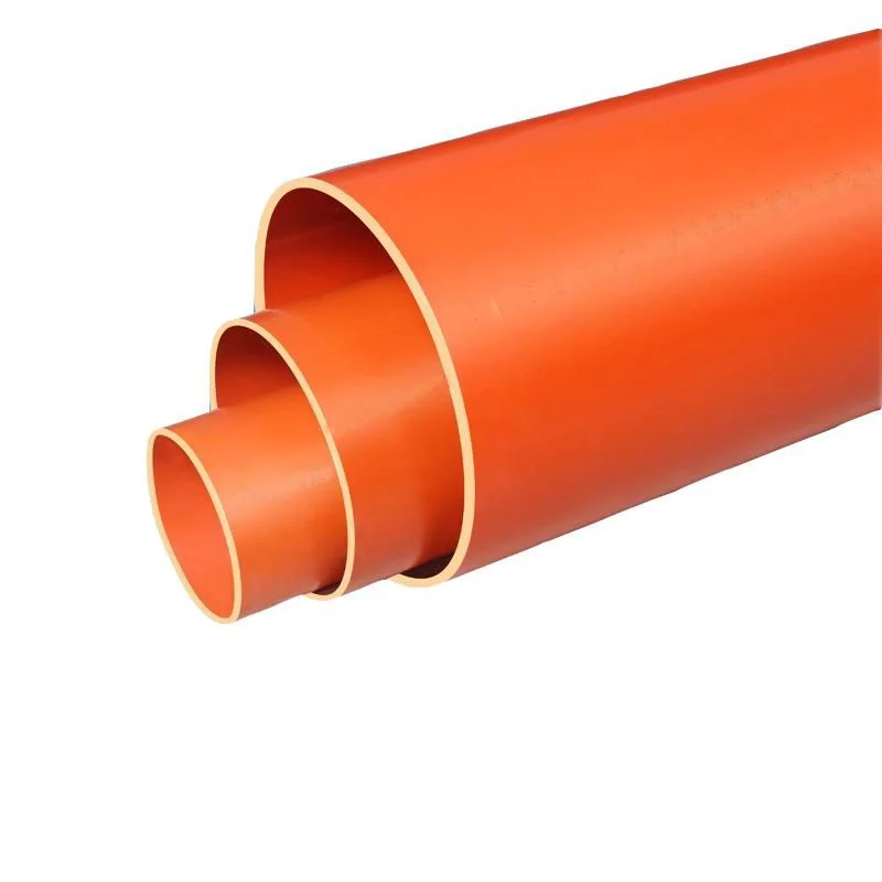 High temperature resistant thickened corrosion resistant pipe fire protection industrial CPVC plastic power cable protection sleeve – view 1