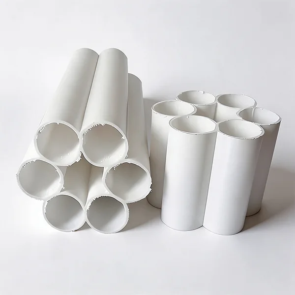 PVC-U four-hole nine-hole seven-hole grille plum flower weak current plastic threading porous tube underground communication pipeline – view 1