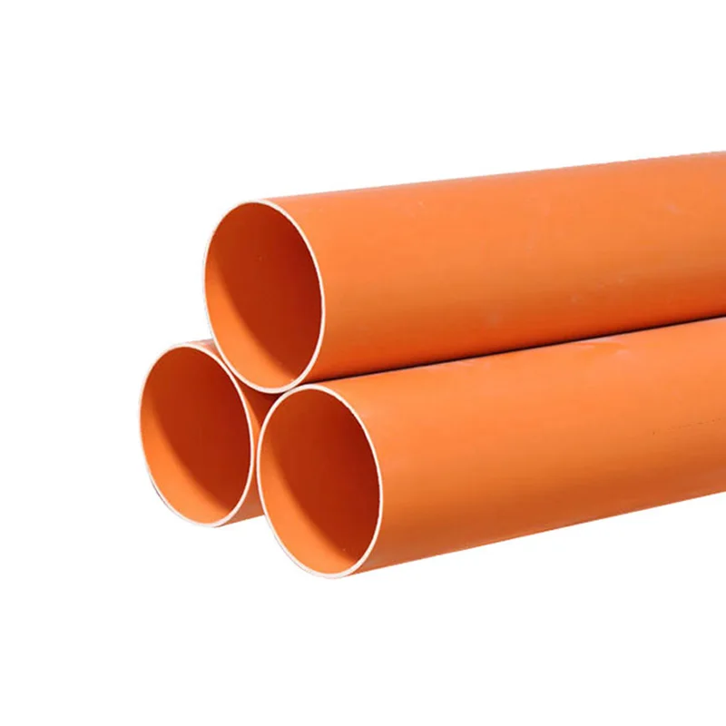 Municipal engineering protection tube buried CPVC power high voltage cable protection threading conduit – view 1