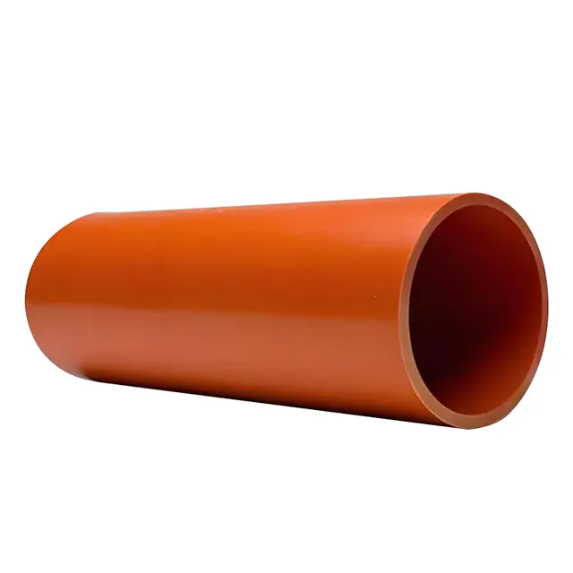 CPVC municipal power grid construction high voltage orange buried fire power cable protection tube