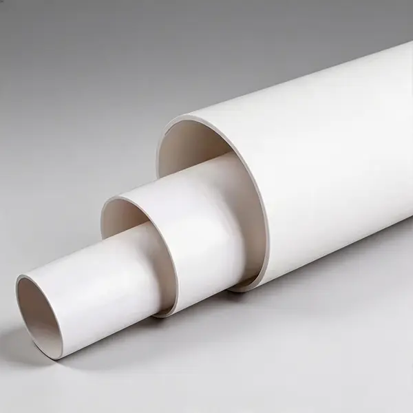 PVC-U engineering buried groundwater sewage large diameter sewer pipe upvc solid wall silencer plastic drainage rainwater pipe
