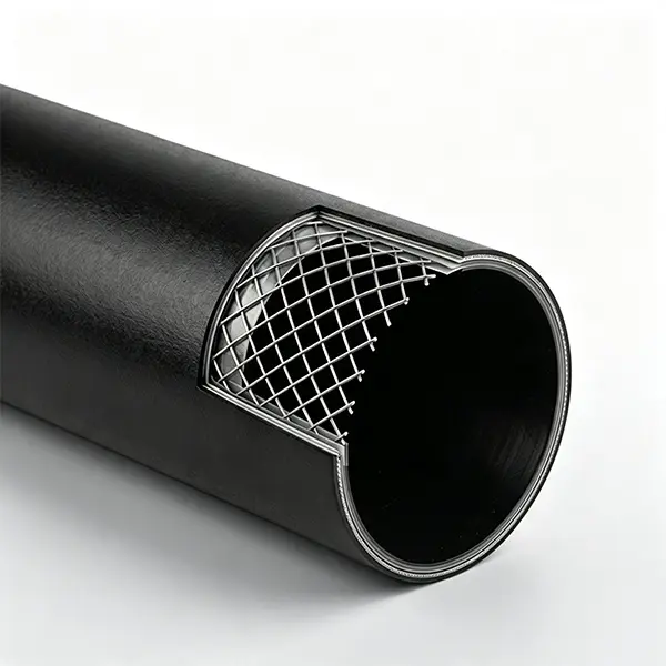 HDPE steel wire mesh reinforced polyethylene (PE) composite pipe water supply gas pipe