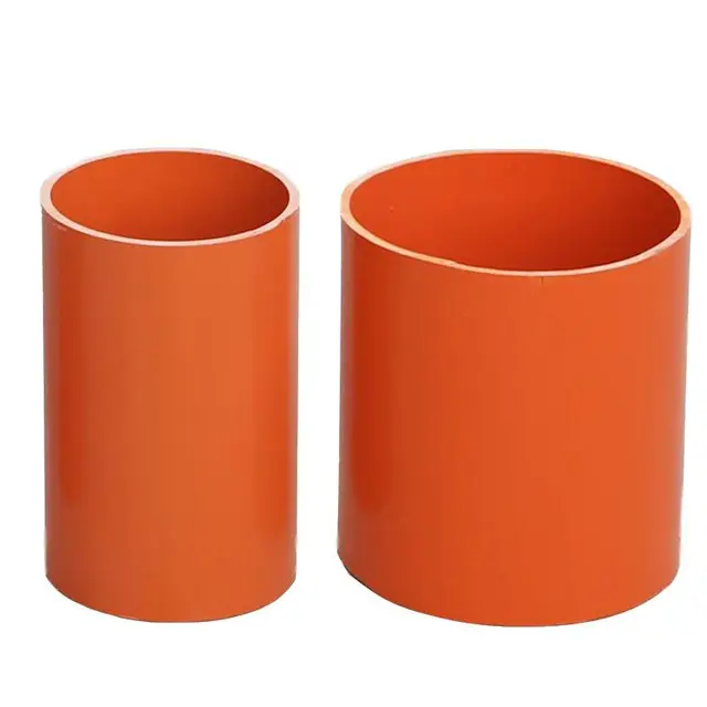 Flame-retardant CPVC cable protection tube, underground high-voltage power wiring tube, heat-resistant and corrosion-resistant insulating tube