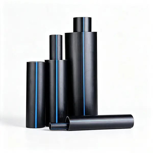 Large diameter HDPE water supply pipe engineering buried polyethylene pipe