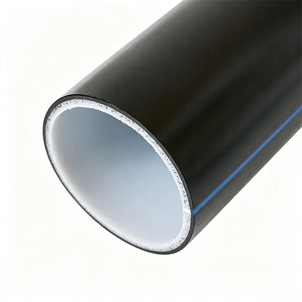 HDPE steel wire mesh reinforced PE composite pipe, fire water supply pipe, solid wall traction hot melt composite pipe