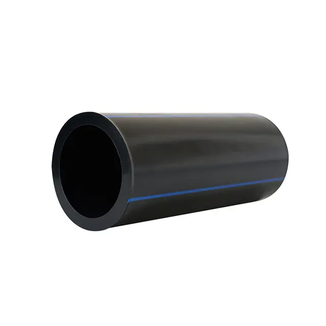 PE black plastic pipe manufacturer tap water supply pipe new raw material special PE irrigation pipe