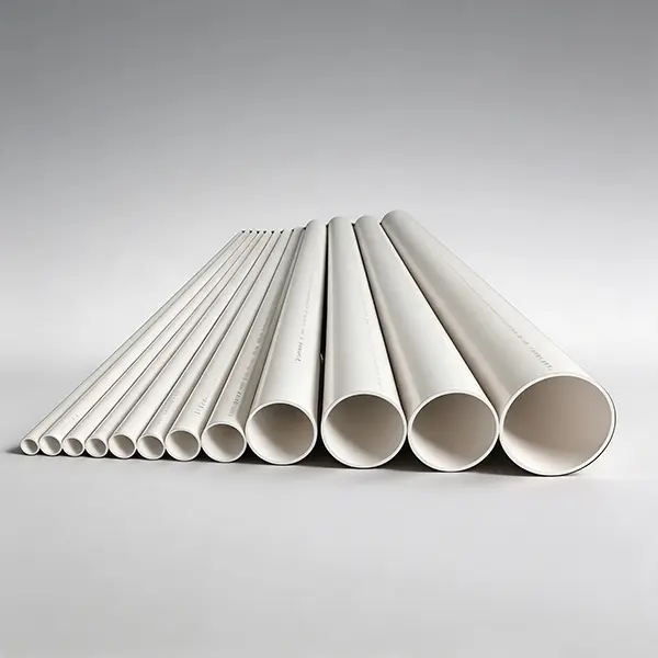 Construction Wholesale Corrosion Resistant U-PVC Plastic Solid Wall Silencer High Performance Large Diameter Drainage and Sewage Ventilation Pipe
