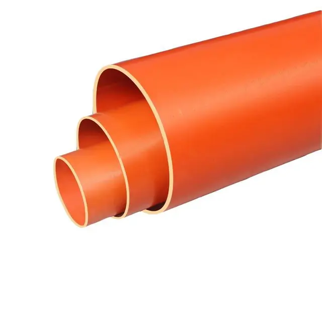 High temperature resistant thickened corrosion resistant pipe fire protection industrial CPVC plastic power cable protection sleeve