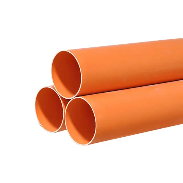 Municipal engineering protection tube buried CPVC power high voltage cable protection threading conduit